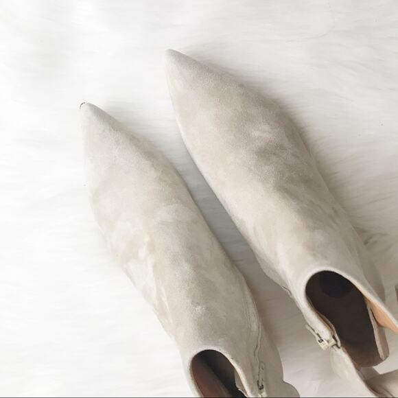 Joie Snake Kitten Heel Bootie Suede - Picture 5 of 9